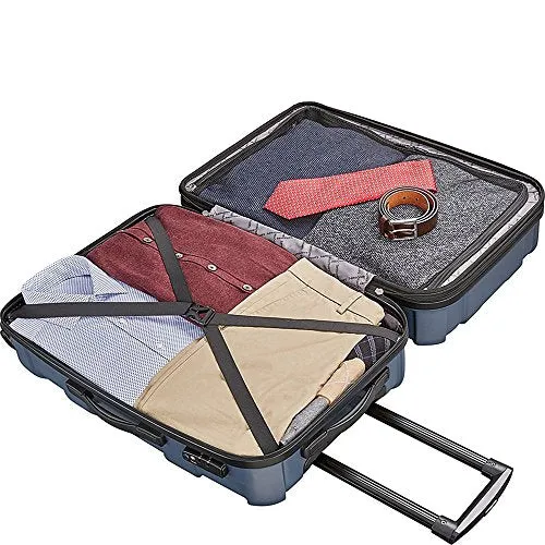 Samsonite Centric 3-Piece Nested Luggage Set With Accessory Kit (Blue Slate)