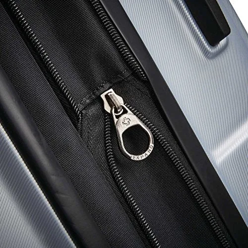 Samsonite Centric Expandable Hardside Checked Luggage With Spinner Wheels, 24 Inch, Silver