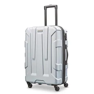 Samsonite Centric Expandable Hardside Checked Luggage With Spinner Wheels, 24 Inch, Silver