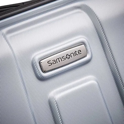 Samsonite Centric Expandable Hardside Checked Luggage With Spinner Wheels, 24 Inch, Silver
