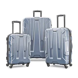 Samsonite Centric Hardside Expandable Luggage with Spinner Wheels, Blue Slate, 3-Piece Set