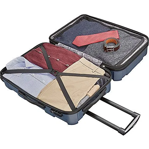 Samsonite Centric Hardside Luggage Set Caribbean Blue W/Luggage Scale Red/Black