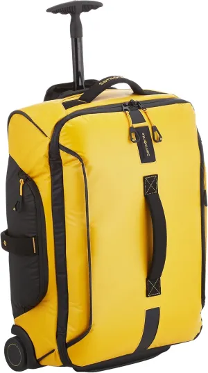 Samsonite Duffle S with 2 Wheels, Yellow, S (55 cm-48.5 L)