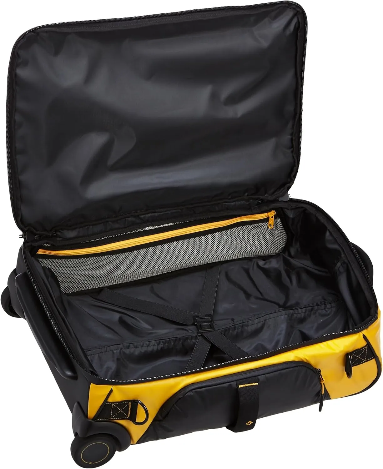 Samsonite Duffle S with 2 Wheels, Yellow, S (55 cm-48.5 L)