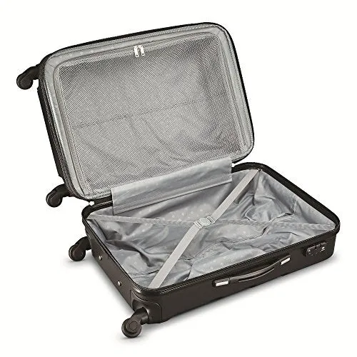 Samsonite Invoke 2 Piece Nested Hardside Set (20"/24"), Black, Only At Amazon