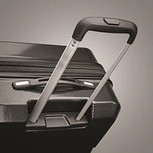 Samsonite Invoke 2 Piece Nested Hardside Set (20"/24"), Black, Only At Amazon