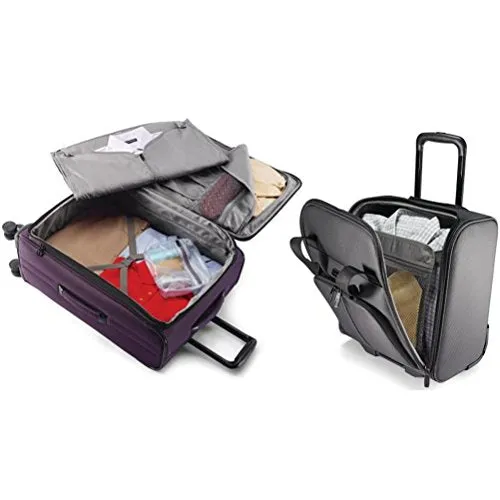 Samsonite Leverage Lte Wheeled Boarding Bag And 20-Inch Spinner Upright Charcoal