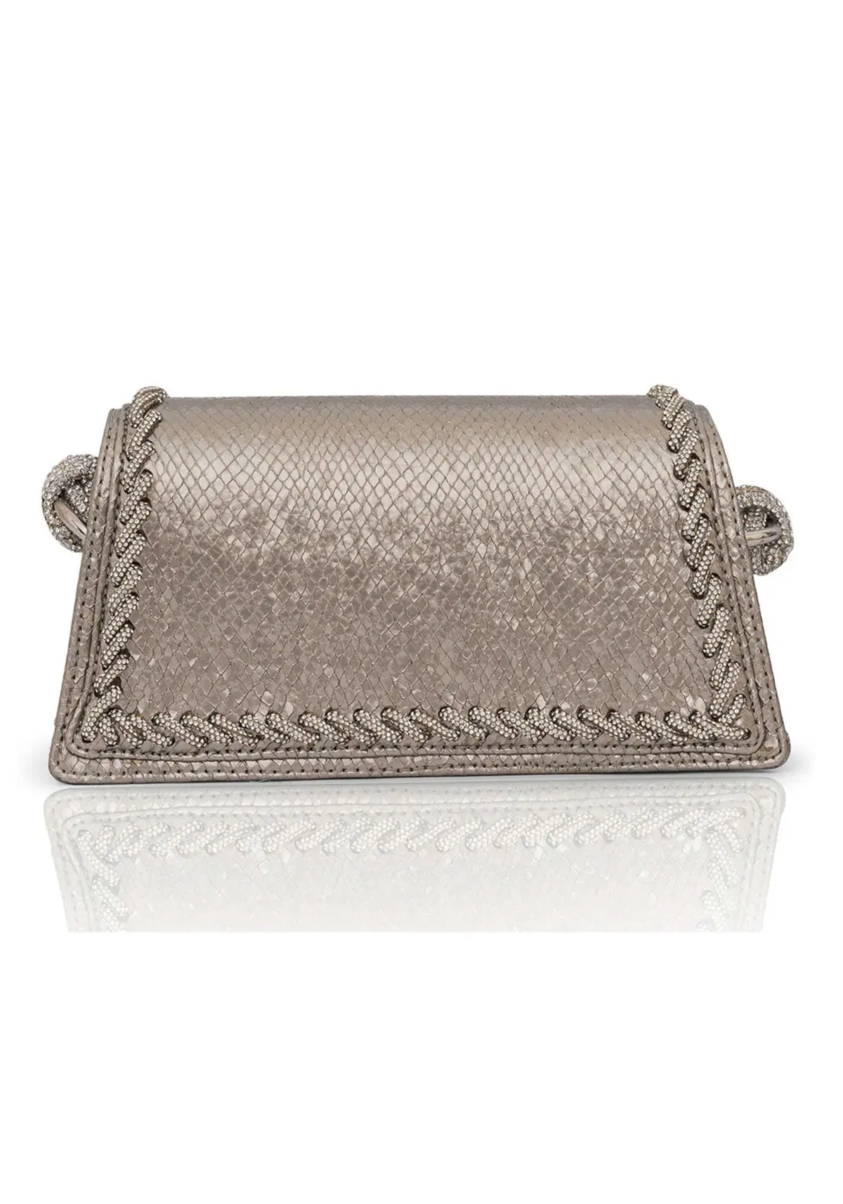 Shoreline Minaudière Silver Ripples