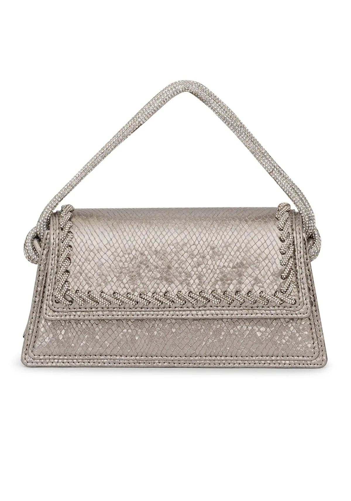 Shoreline Minaudière Silver Ripples