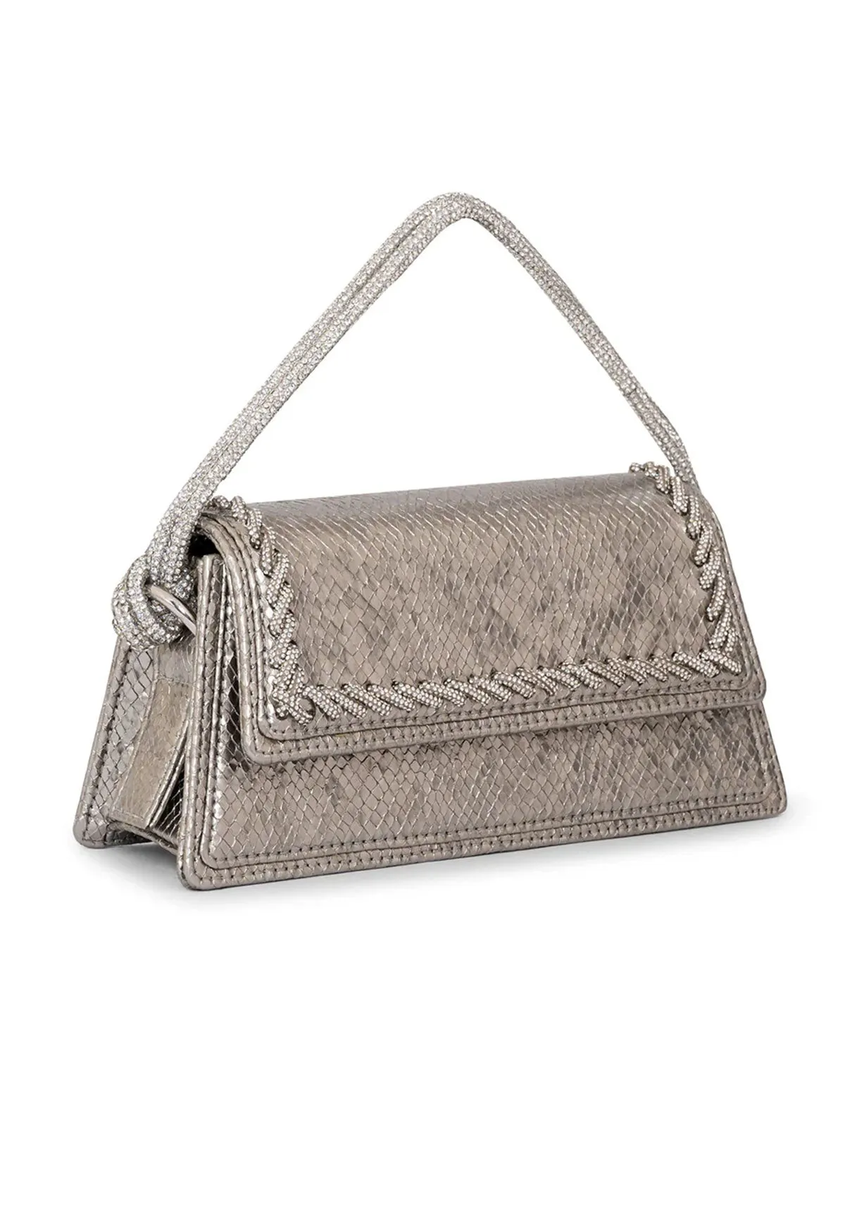 Shoreline Minaudière Silver Ripples