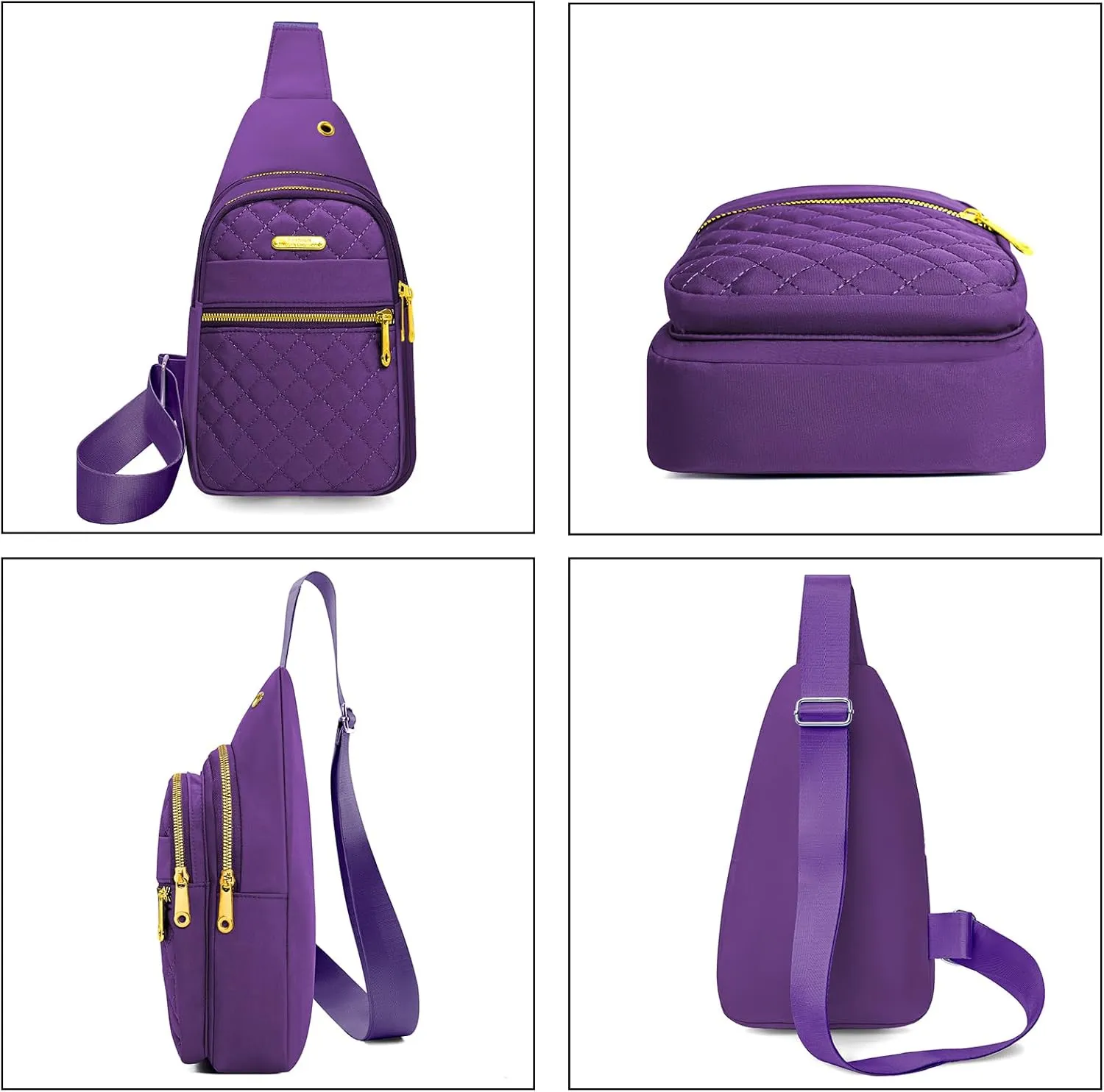 Small Sling Bag For Women Men Casual Crossbody Sling Backpack