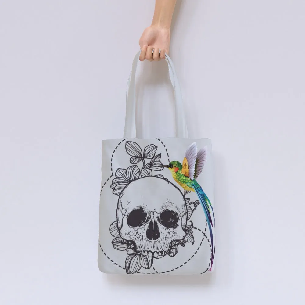 Tote Bag - The Skull and The Hummingbird