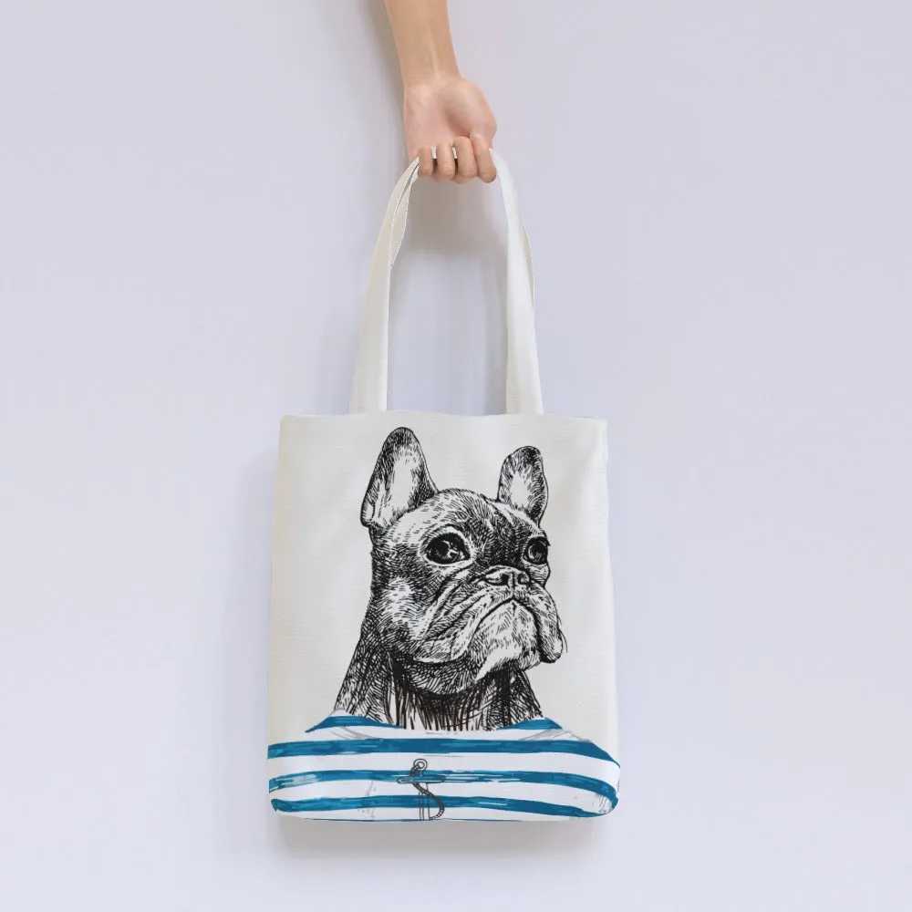 Tote Bag - To Cool For School French Bulldog