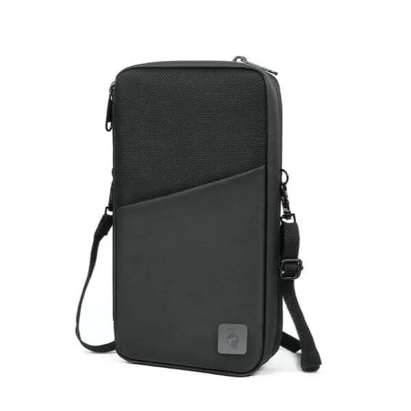 Travelest Travel Pass Passport Pouch Black-GLVA