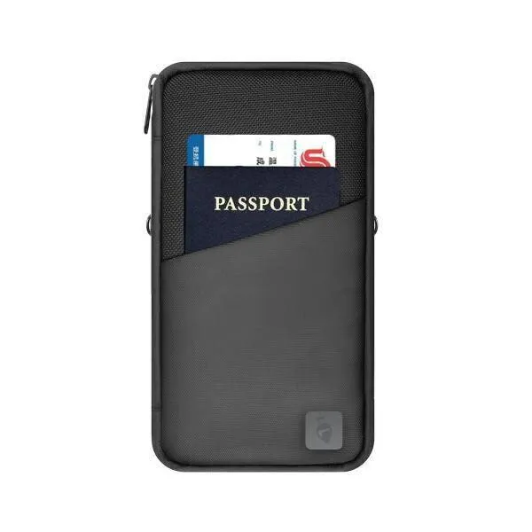 Travelest Travel Pass Passport Pouch Black-GLVA