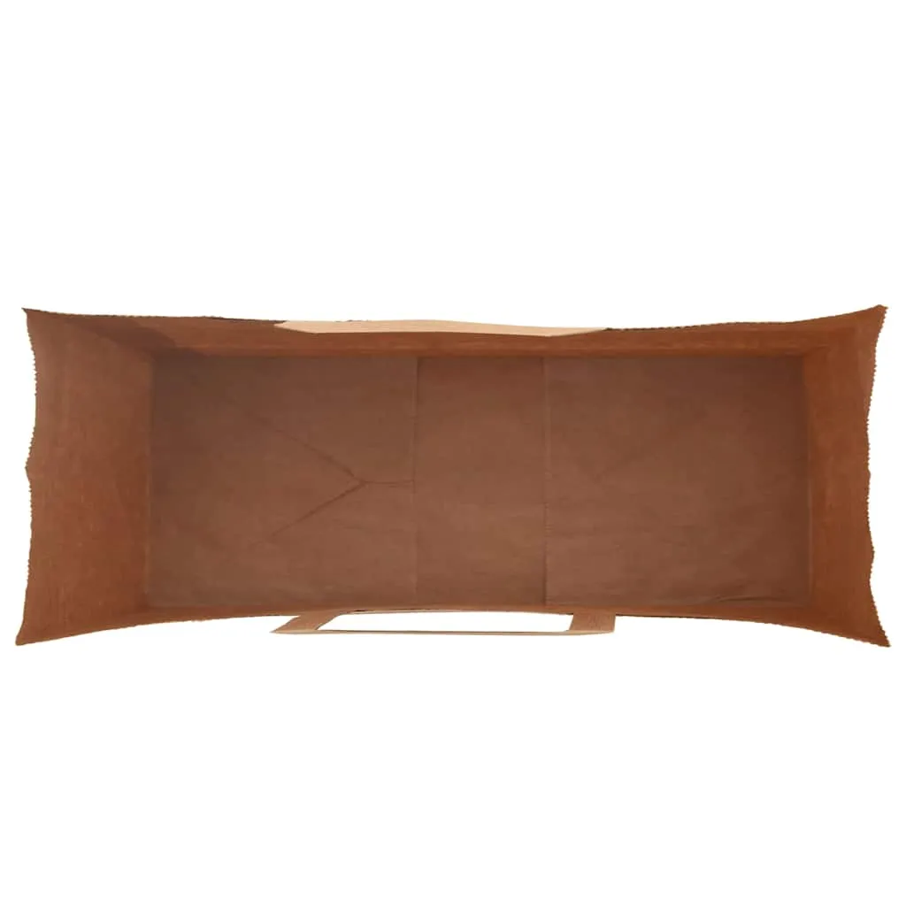 vidaXL Paper Bags 50 pcs with Handles Green 45x17x48 cm