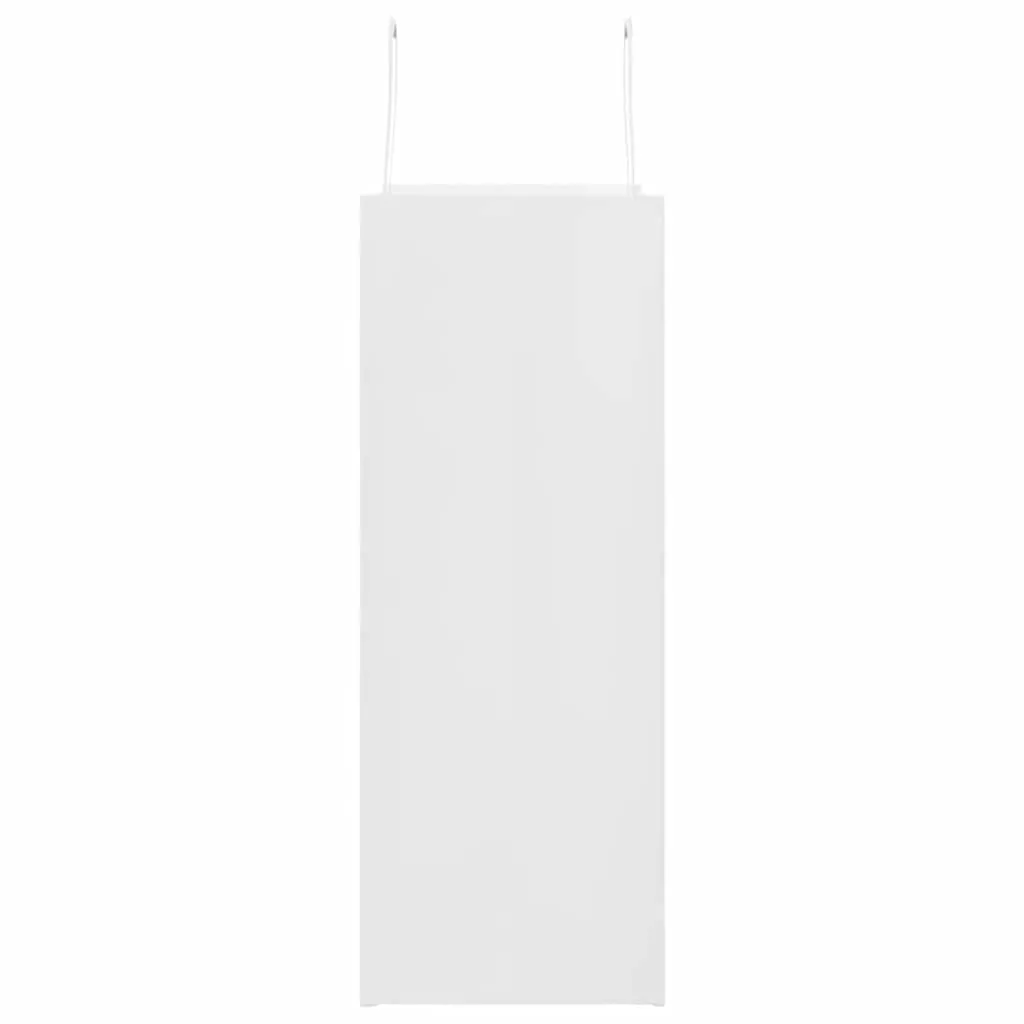 vidaXL Paper Bags 50 pcs with Handles White 32x17x44 cm