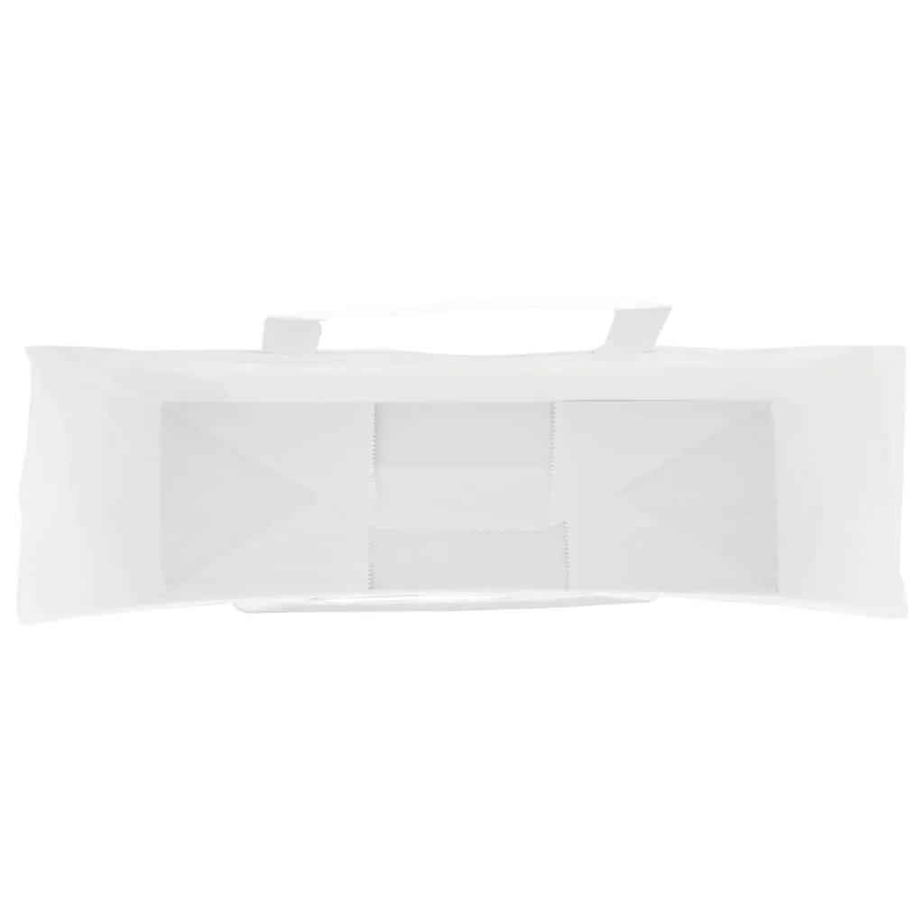 vidaXL Paper Bags 50 pcs with Handles White 54x15x49 cm