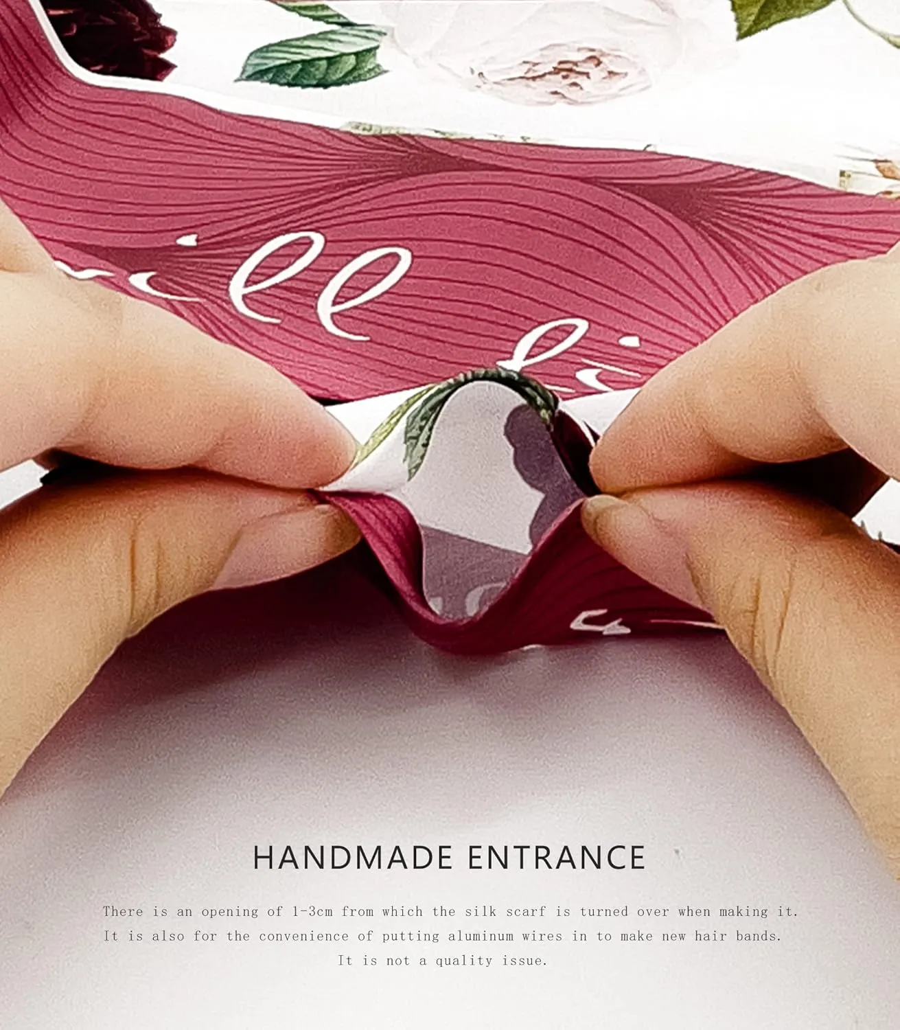 Women's Designer Neckerchief Handbag Handle Ribbon Fashion Scarf Summer Fruit Printed Hair Tie