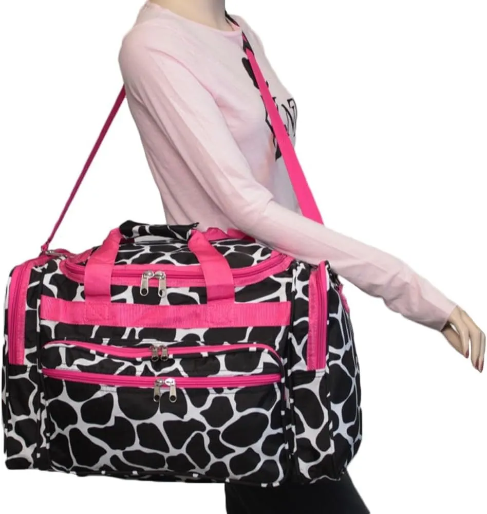 World Traveler Wildlife 22-inch Carry-on Duffle Bag with Adjustable Shoulder Strap