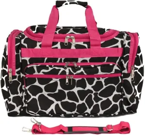 World Traveler Wildlife 22-inch Carry-on Duffle Bag with Adjustable Shoulder Strap